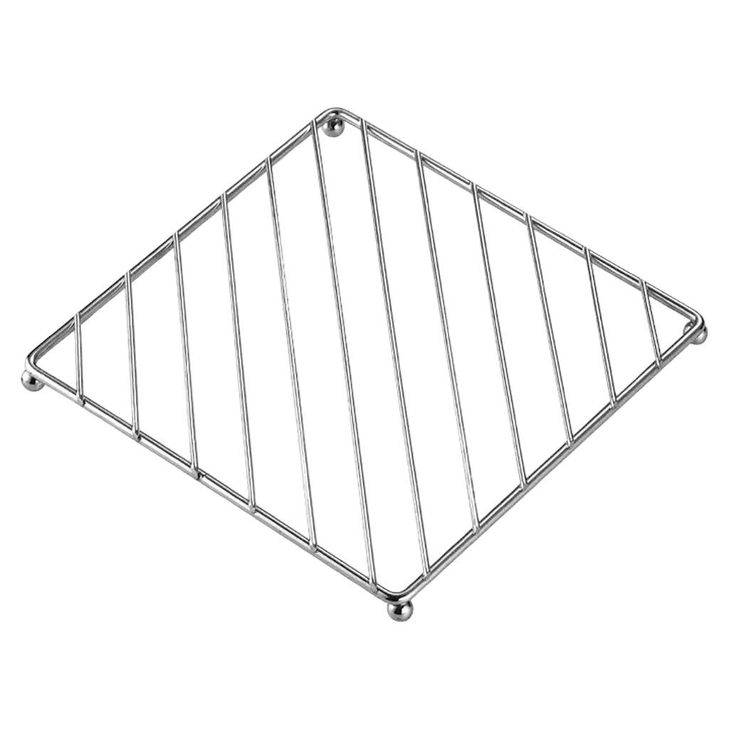 Thickened Stainless Steel Trivet Heat Resistant Rack Kitchen Tableware Stand Durable Pot Holder for Home Use