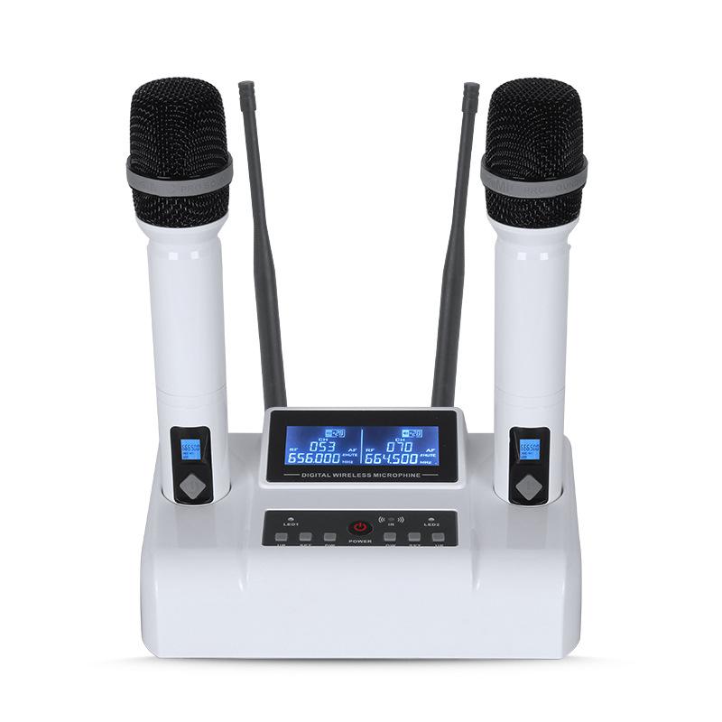 Karaoke Wireless Microphone Handheld Microphone 520-790MHz Long Battery 50M/164FT Range For Karaoke Live Stage Perform