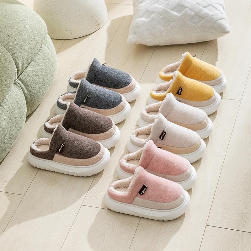 Fashion Winter Platform Women's Home Slippers Flats Fluffy Luxury Designer Woman Shoes Indoor Casual Plush Footwear Fuzzy Fur Slides New