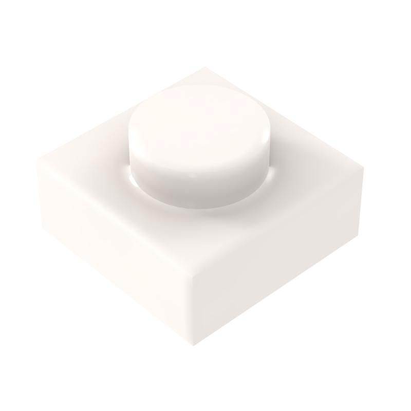 

[Funbrick] 50 Pieces Plate 1x1 3024 Compatible with Famous Small Size Particle Traditional Constructing Pieces Educational Tool Creative Design