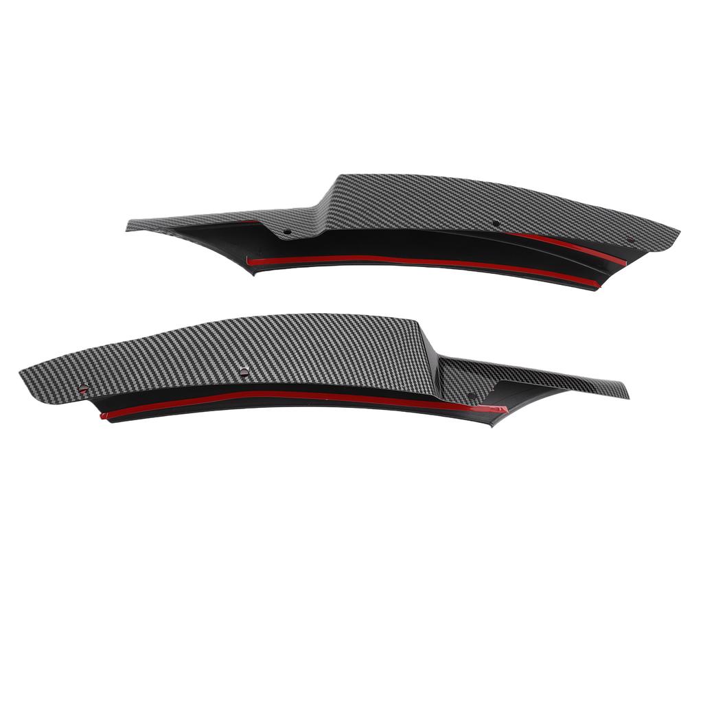 Front Bumper Lip Side Splitter Spoiler Carbon Fiber Pattern Replacement for E90 E91 M Sport LCI 2009 2012 Adhesive
