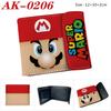 Undertale Anime Wallet Full Color PU Leather Short Card Holder Snap Clutch Purse for Students Men Women