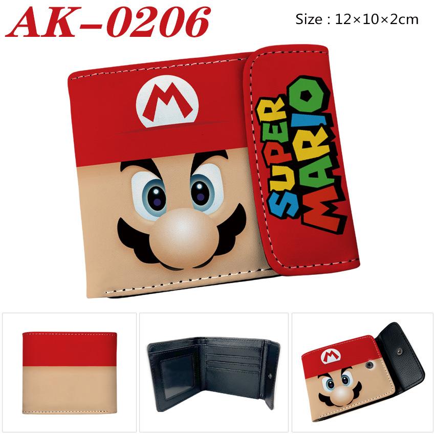 Undertale Anime Wallet Full Color PU Leather Short Card Holder Snap Clutch Purse for Students Men Women