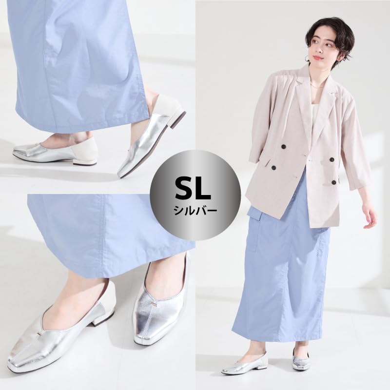 with collapsible babouche suitable for commuting and standing available in large and small 61112 Pumps, flats, heels, style, cushioned, soft, V-cut,