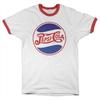 Unisex Shirt Cotton Oversize Large Size Con Licencia Oficial De Pepsi Retro Logo Ringer Par