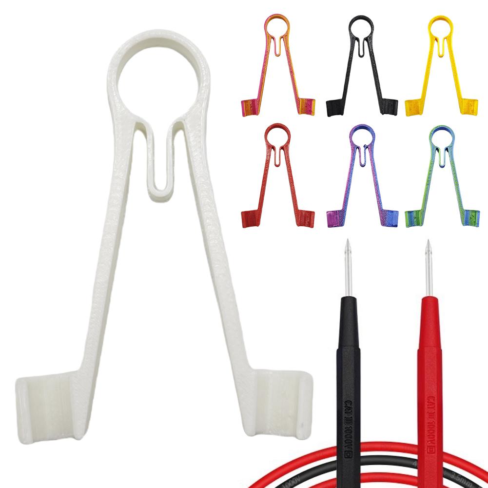 1Pc Plastic Probe Holder Mount Test Lead Probe Holder Stand Single-Handed Multimeter Probe Stand for Commercial Manufacturing