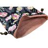 Handmade Workshop FUJITA Drawstring Floral Goshuincho Japanese Pattern Bag, Pattern, (Seal Book) Holder,