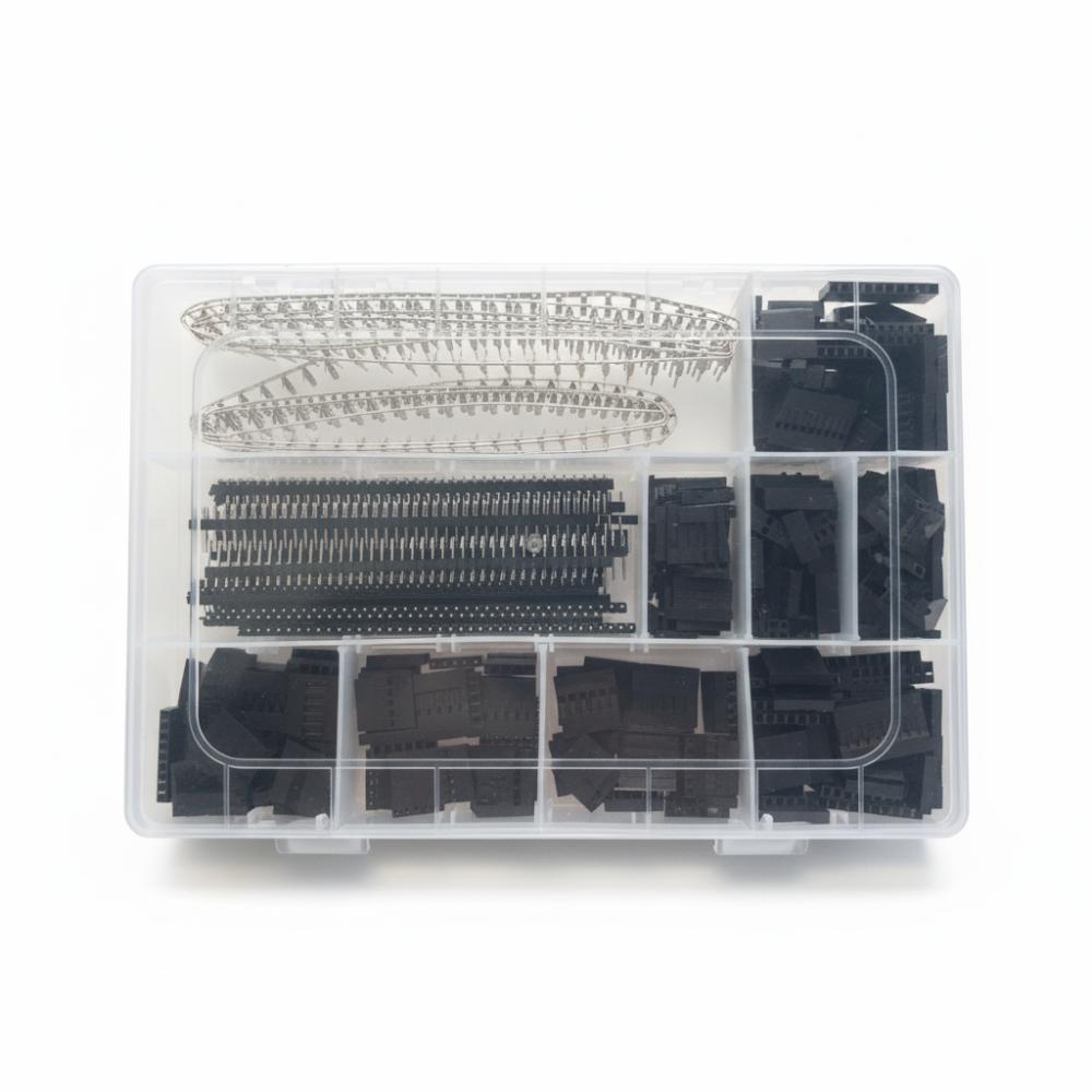 

1450PCS 2.54mm Pitch Pin Connector Kit Male Female Pin Practical Jumper Wire Set Electronics Prototyping Kit DIY Electronics