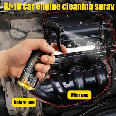 120ml Auto Engine Degreaser Heavy Duty Cleaner Spray Professional Car Safe Wheel Cleaner Spray Car Cleaning Accessories