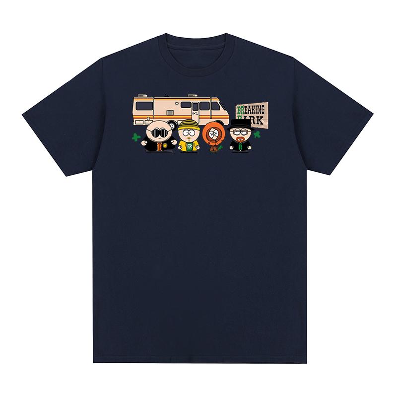 Breaking Bad t-shirt Park Print Fashion Clothing Chicken Brothers Y2k Streetwear Cotton Men T shirt New TEE TSHIRT Womens tops
