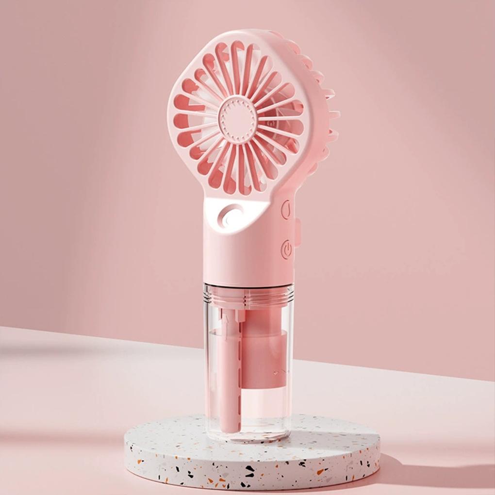 Handheld Mini Air Conditioner Fan Portable Silent Humidifying Fan For Dry Skin Fan With Humidifier