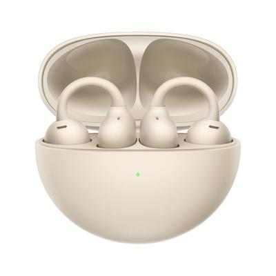 Huawei FreeClip Trådløs Bluetooth Øremanchet Lydstyrke Letvægt Lydlækage Støjreduktion i 36 Timer Automatisk IP54 Støv- og Vandafvisende Beige Øretelefoner,