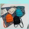 Solid Single Color Shoulder Crossbody Bag Women Backpack Handbag Gift Casual