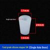 Hole-Punched Food Grade Silicone Stopper for Test Tubes, Bottles, and Water Pipes.
