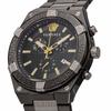 Watch SPORTY GRECA Black Dial Quartz Daily Waterproof Sapphire Glass 46mm VESO01022 Black [Versace] Men's [Item]