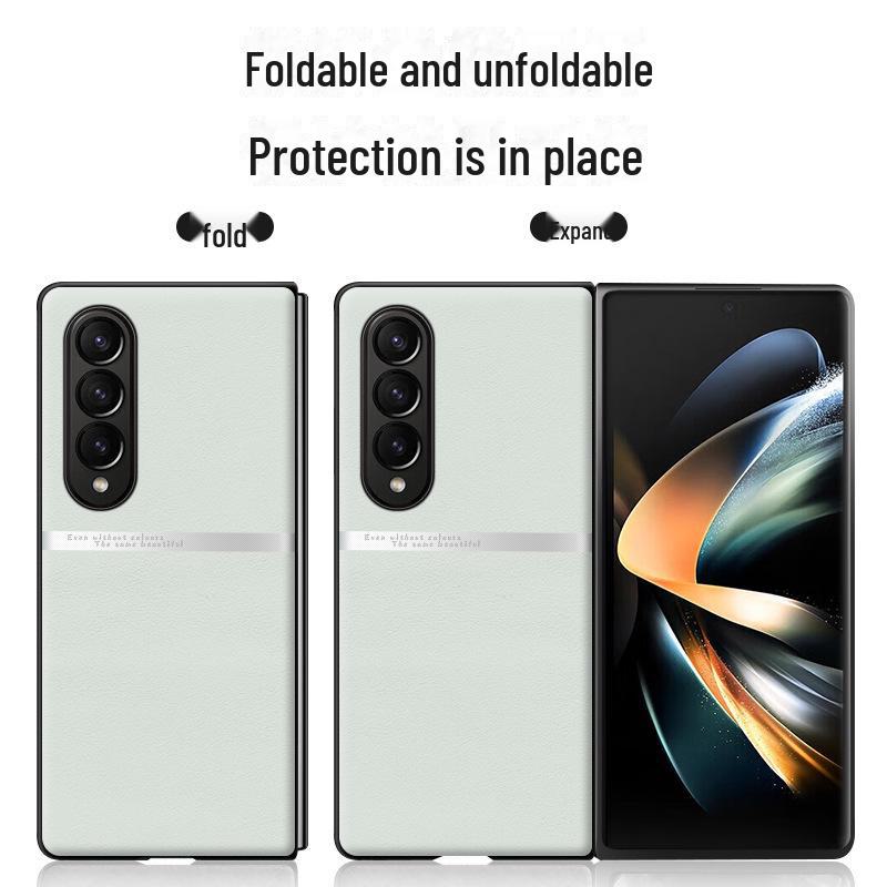 Samsung ZFold4 Liquid Leather Schutzhülle: Sturz- und schmutzabweisend