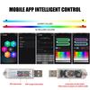 Car Ambient Lights 10 in 1 Footwell Universal RGB Atmosphere Lamps USB APP Remote Cigar Lighter for Tesla Model 3 Y S X