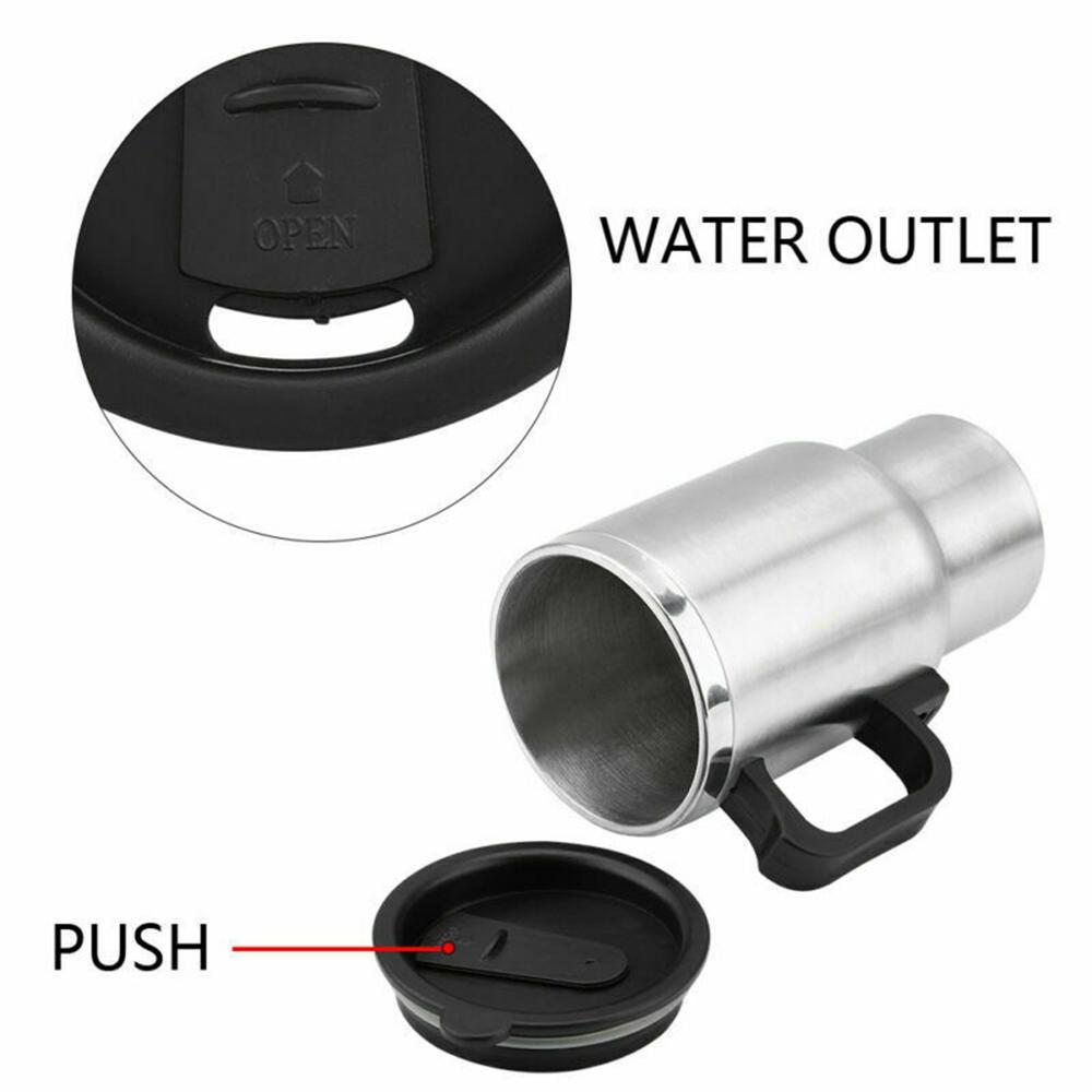 Car Mug Electric Water Heater Travel Heated Coffee