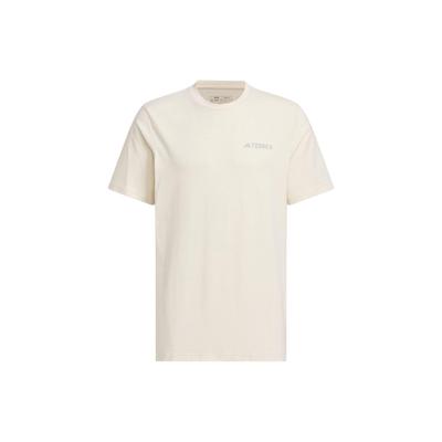 T Shirts Men's Beige Crew Neck Moderate Straight Fit IS0287