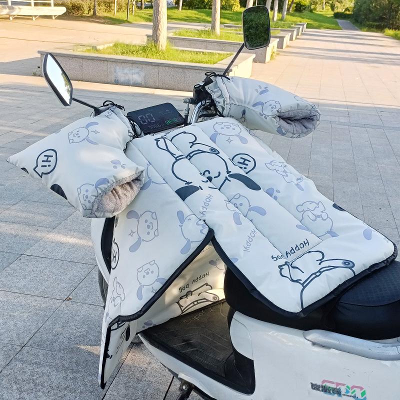 

Electric Vehicle Winter Fleece-Lined Waterproof Windshield Cover