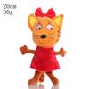 Anime Three Little Kittens TpnkoTa Plush Toy Russian Cartoon Tri Kota KoteKitty Cookie Pudding Candy Stuffed Animal Cat Fan Gift
