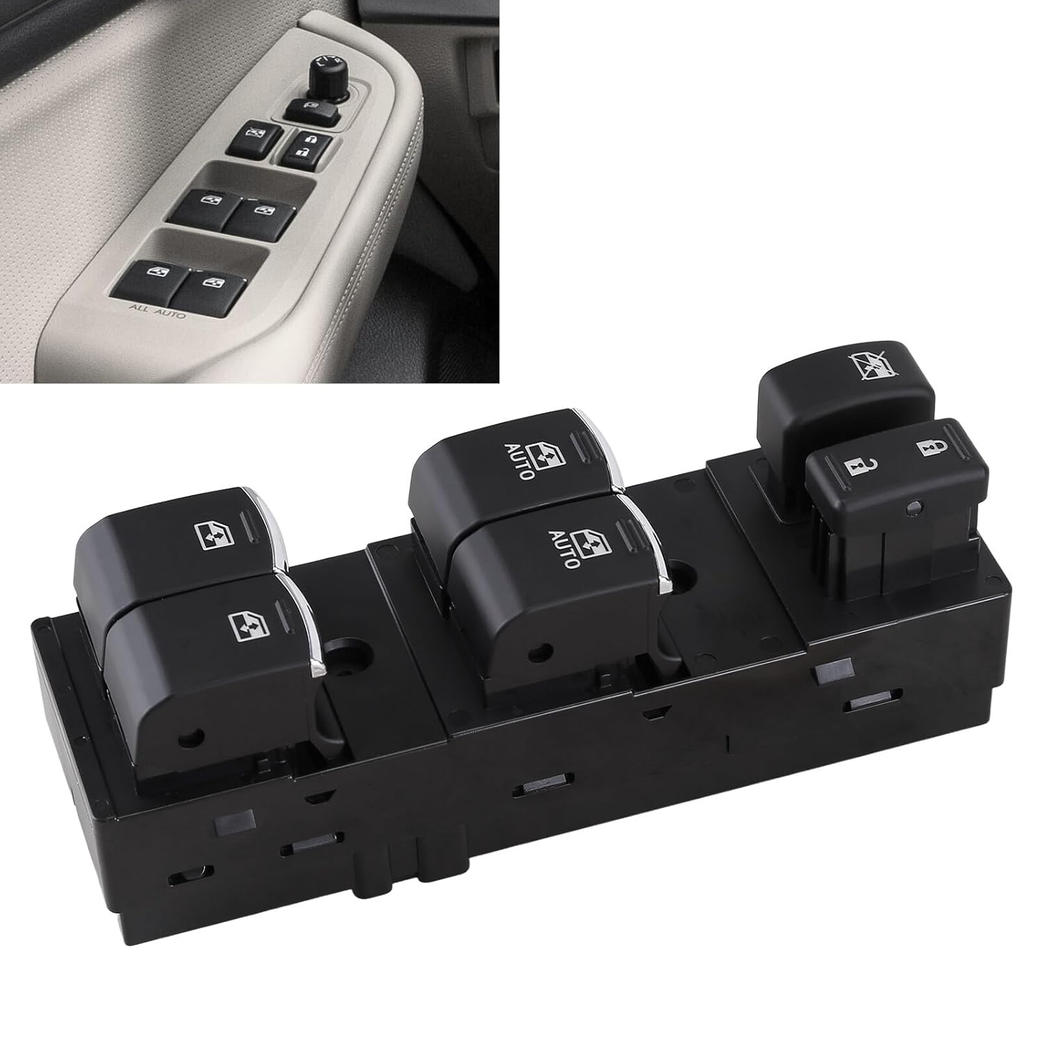83071-AL05A Driver Door Power Window Switch Compatible for 2015-2016 Subaru Outback Legacy 2.5L 3.6L Front Left Driver Side Master Power Door Lock
