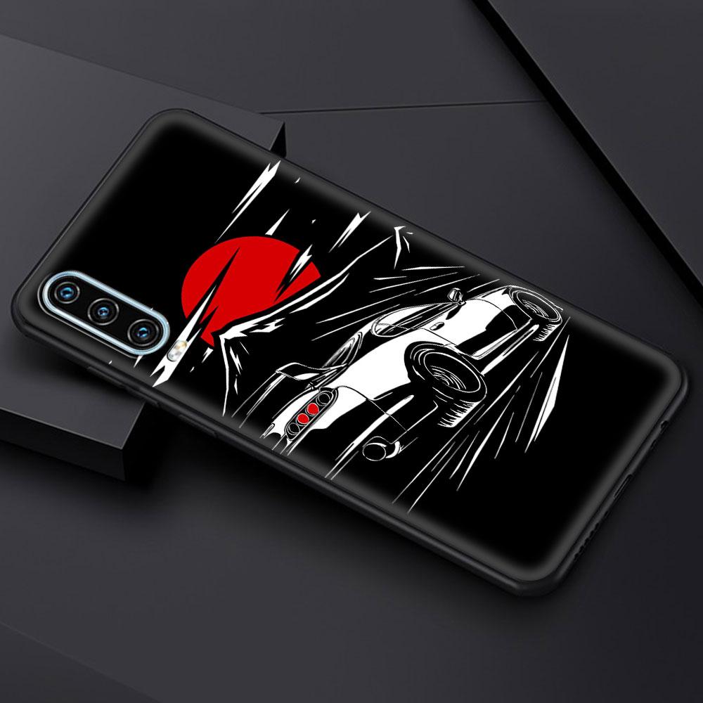 Japan JDM Sportwagen Männlich Männer Handyhülle Für Huawei P30 Lite P50 Pro P20 P40 Lite E P Smart Z 2021 Y6 Y7 Y9 2019 Y6p Y9s Hülle