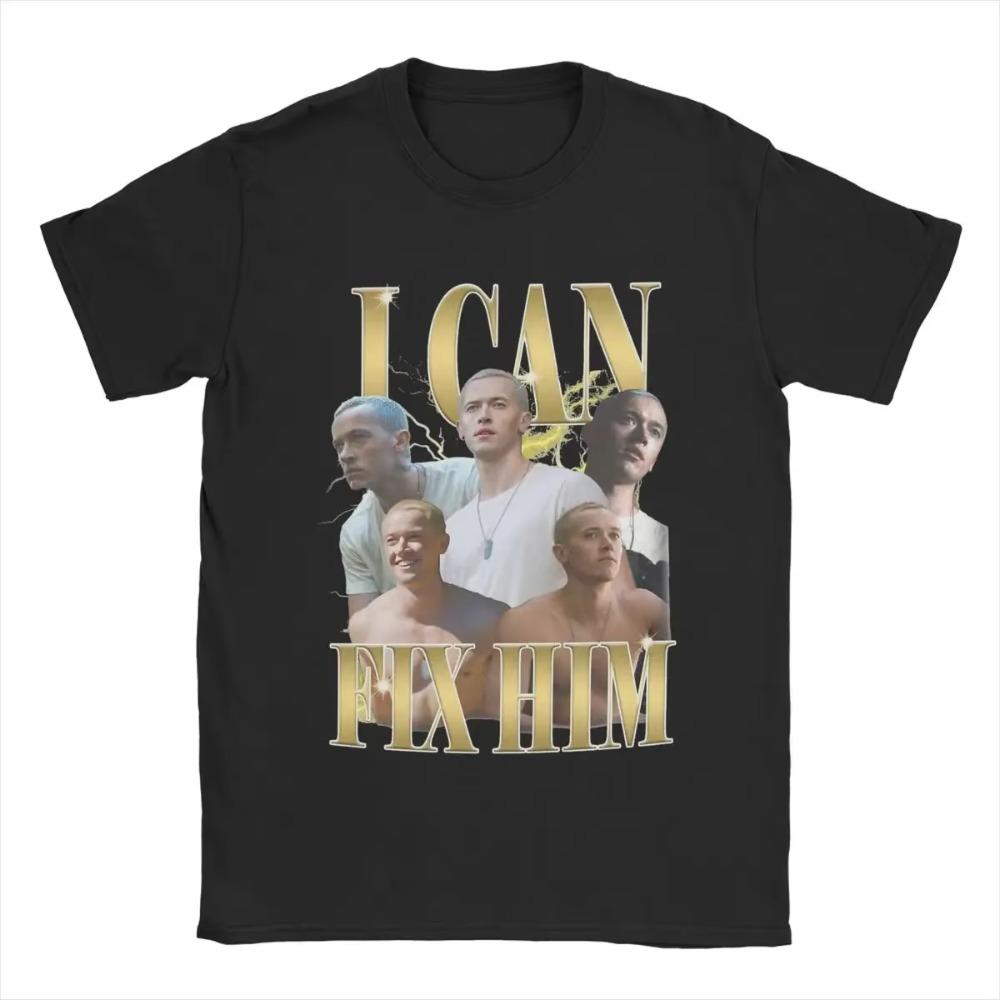 

Мужские футболки I Can Fix Him Coriolanus Snow Tom Blyth Pure Cotton Clothing Vintage O Neck Tee Shirt 4XL 5XL 6XL T-Shirt XXXXXL чёрный