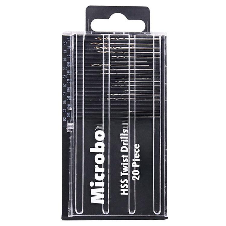 Micro Mini Twist Drill Bit Set: 0.3-1.6mm Hand Twist for Walnut Play