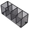 Durable Metal Mesh Desk Organizer Rectangle Pencil Holder  Office Home Supplies