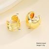 2Pcs Retro Geometric Metal Ear Clips for Women Gold Color Ear Cuff No Fake Piercing Cartilage Aesthetics Earrings Jewelry Gift