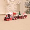 Cartoon Christmas Wooden Train Deer/Lollipop Xmas Gifts Train  Holiday Party