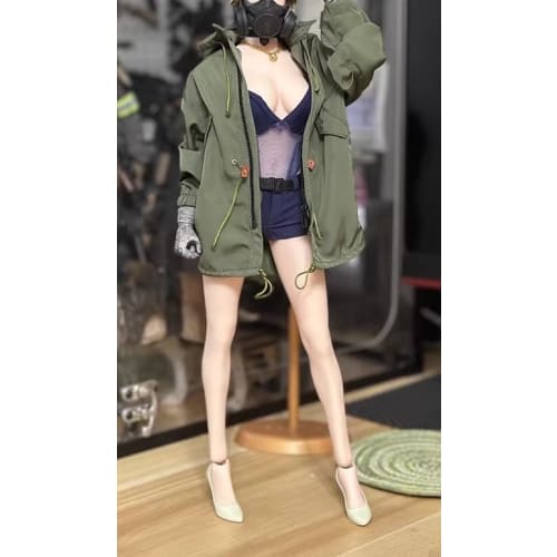 TOYBARJAPAN 1/6 Scale Action Figure Special Offer: Beautiful Female Fashion Military-Style Jacket Coat for TBLeague Body (Head, Body, and Other Outfit