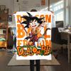 1PC Son Goku  Print Flannel Blanket, High Quality All Seasons, Home Decor, Warmth and Comfort, Perfect for Christmas Gifts