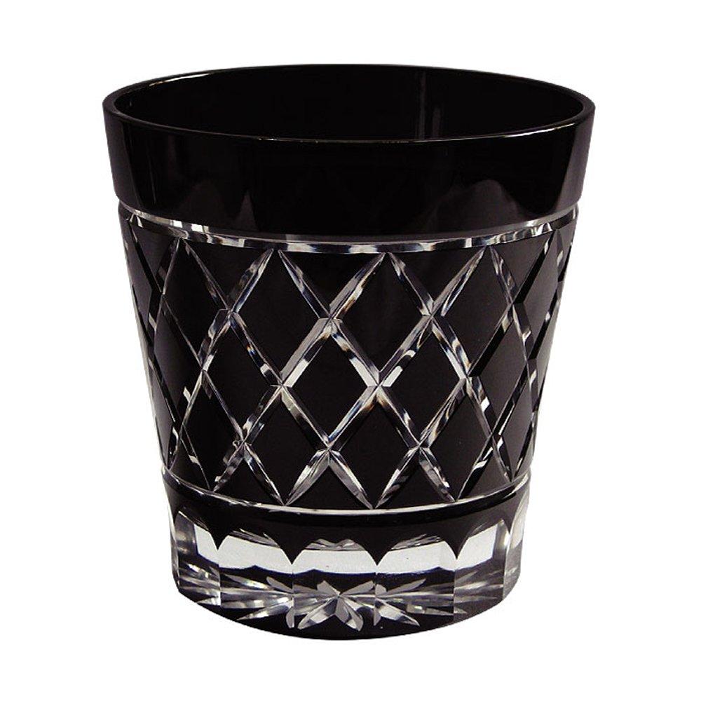 Tajima Glass Edo Black Kiriko Old TG-10-32-1K