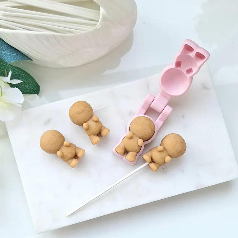 Halloween Ghost Pumpkin 3D Cake Molds Cake Cutter And Pusher Non-stick Doughnut DIY Clay Candle Making Home Parties Baking