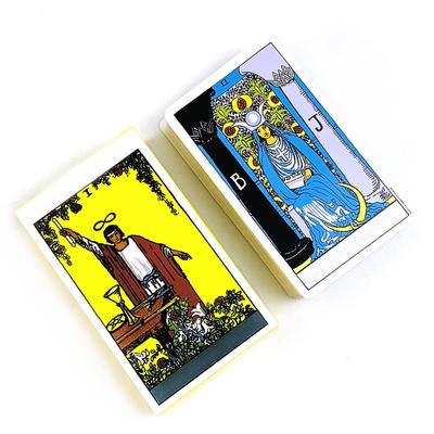 Tarot Kartı A 78 Adet Tarot Destesi İngilizce Versiyon Fal Destesi Masa Oyunu, Yeni Başlayanlar ve Profesyoneller İçin Klasik Tasarım, Parti Oyunları
