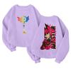 Children's Fashionable Lightweight Long-sleeved Round Neck Pullover With Pockets Printed Pullover