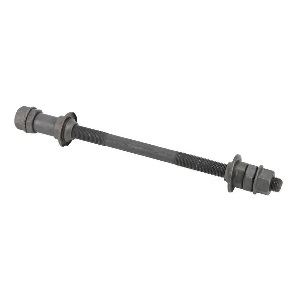 190 mm Längd Mountainbike Navaxel Bakaxel 3/8 Tum Diameter Snabbkoppling Nav Flerväxlad Cykel Bakre Ihålig Axel