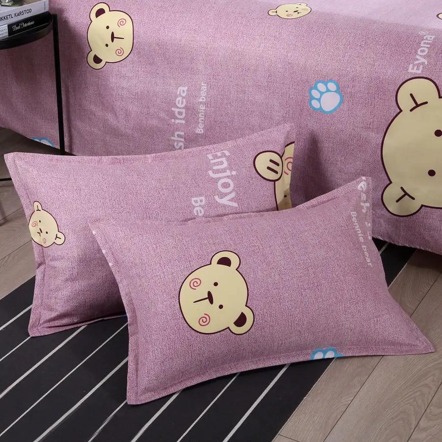 2pcs Northern Europe Pillowcase Cartoon Pillowcase Comfortable Student Pillowcase Anime Body pillow decorative pillow case