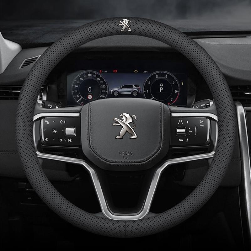 Peugeot Steering Wheel Cover Breathable Protective Case For Peugeot 408 308 5008 208 2008 3008 Landtrek Rifter 508 301 108 608