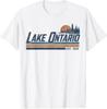 Lake Ontario EST 1656 Retro Stripe for Men Women T-Shirt