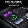 Wireless Charging Protective Mat For Toyota Camry 2026 2025, Center Console Interior Accessories Silicone Anti-Slip Wireless Charger Cover Pad For