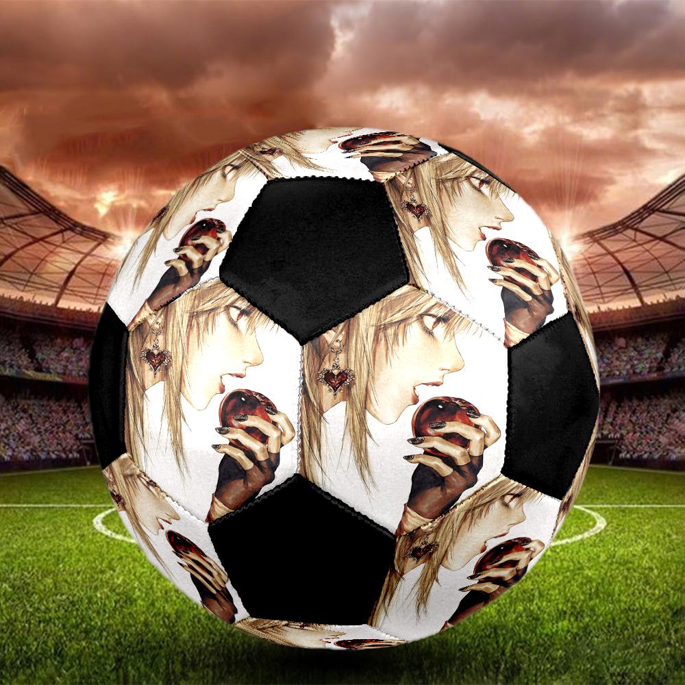 Pallone da Calcio Colorato Cucito a Macchina PVC Misura 5 Pronto per Allenamento di Squadra e Competizione Resistente Alto Rimbalzo Raffreddamento Regalo Sportivo