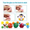 700 Stück Gemischt 4/5/6/7/8/10/12mm Selbstklebende Wackelaugen Für Spielzeug Puppen Googly Wackelaugen DIY Scrapbook Zubehör