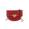 This year's popular small bag 2025 new Korean version fashion rivet shoulder bag women's versatile chain saddle bag tide
