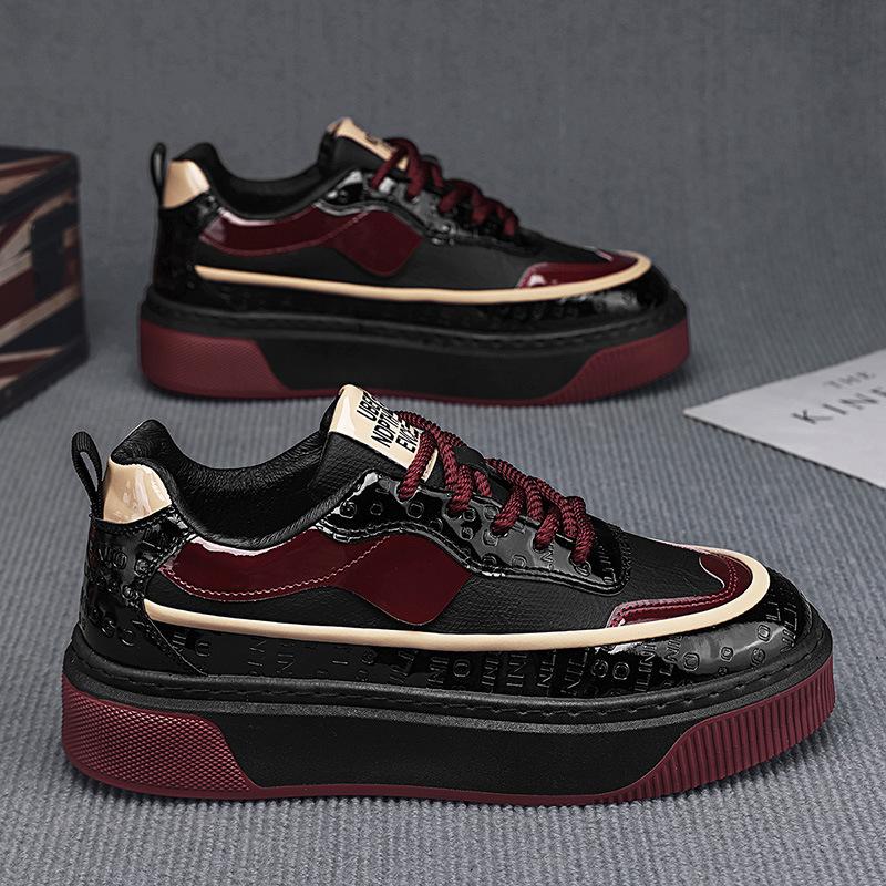 Men's shoes 2025 summer new retro classic heightening platform shoes youth handsome youth versatile casual shoes