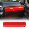 Red Co-Pilot Dashboard Panel Trim Decor Cover Bezels for 4Runner 10+ Accessories