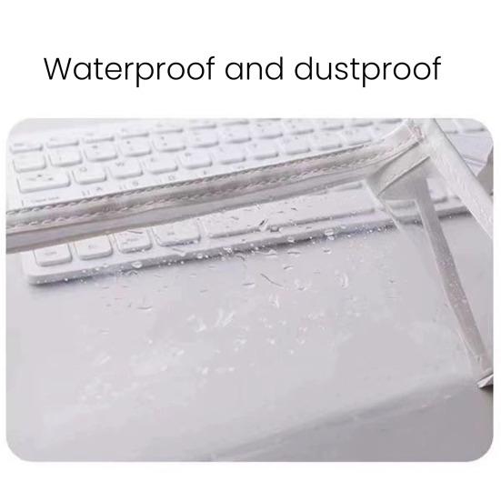 Clear Pencil Pouch Transparent Pencil Case with Zipper Stationery Toiletries Organizer Travel Cosmetic Makeup Storage Bag for School Office Supplies