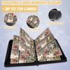 Carpeta de 9 bolsillos para cartas coleccionables, carpeta de cartas de primera calidad con cremallera, carpeta de colección de PU con 720 bolsillos de doble cara, álbum de coleccionistas, carpeta de cartas para MTG, TCG